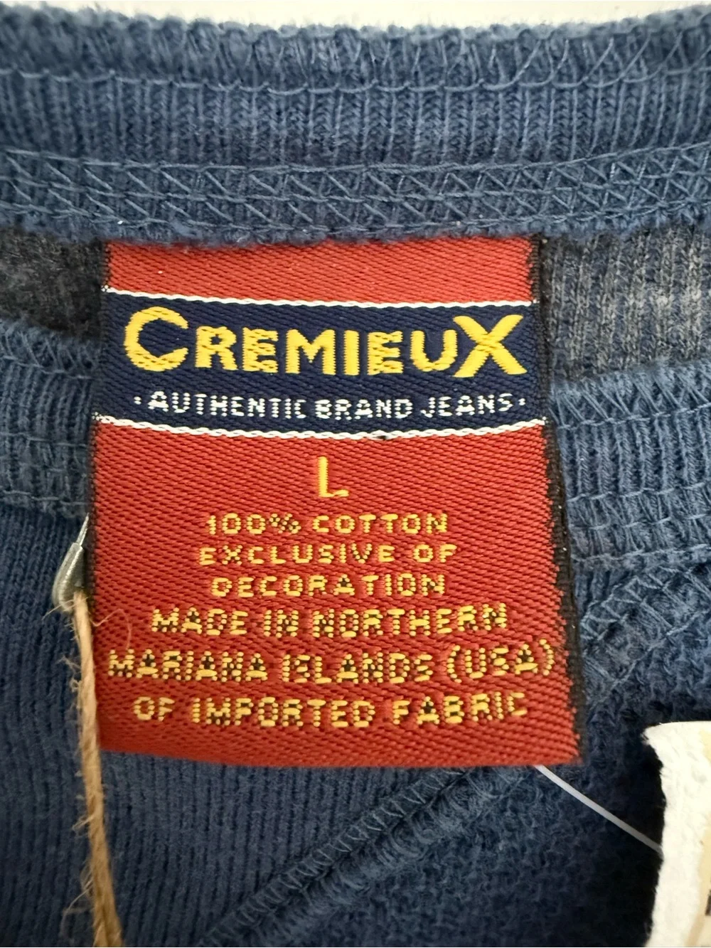 Vintage Daniel Cremieux Jeans Men's Navy Long-Sleeve Sweatshirt NWT